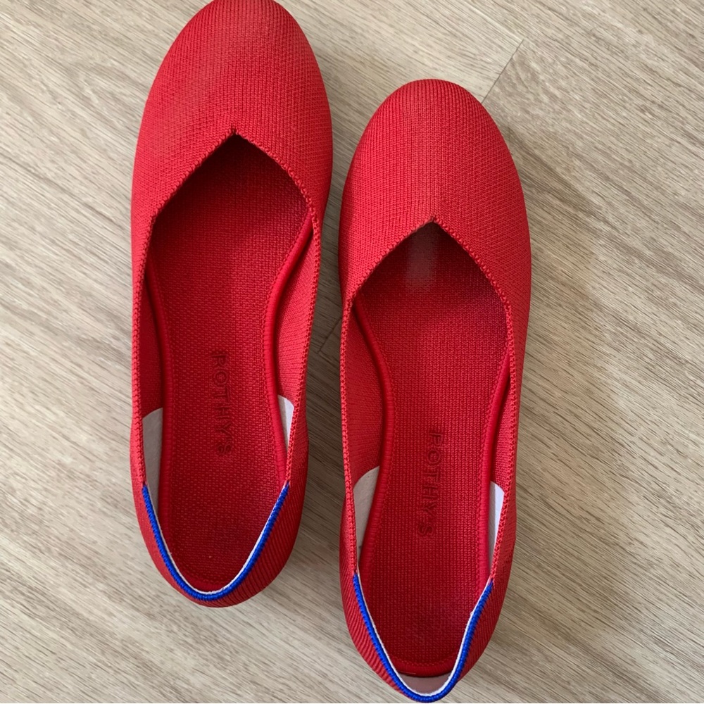 Rothy’s The Flat Red Shoes